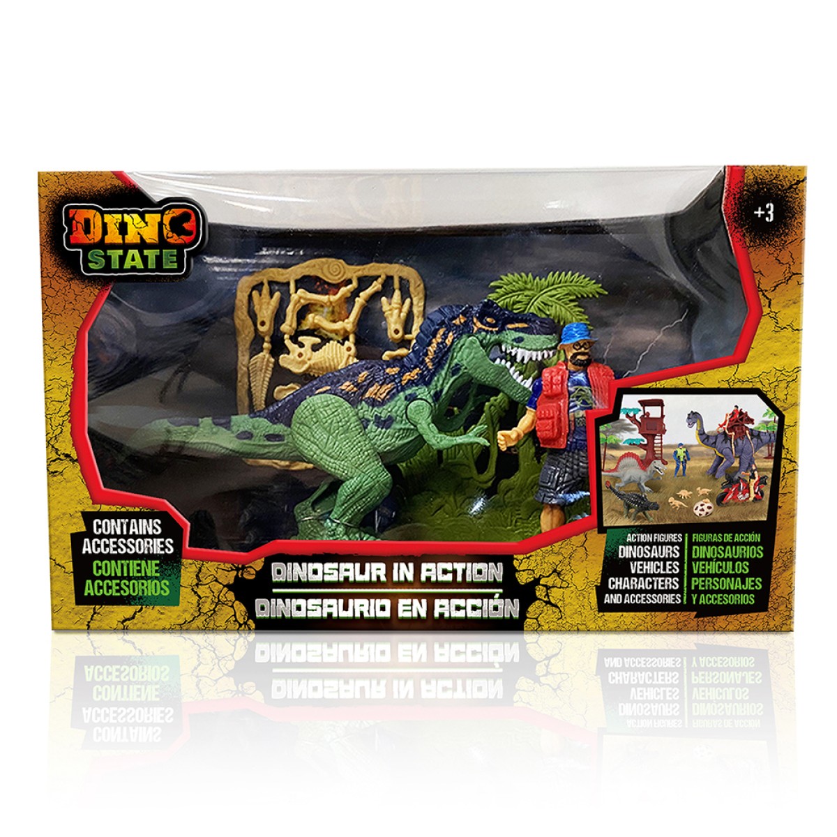 Dino State - Dinossauro Em Ação T-rex