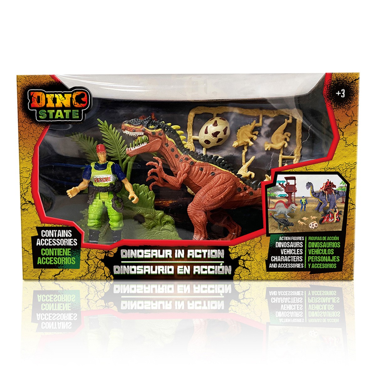 Dino State - Dinossauro Em Ação Alossauro