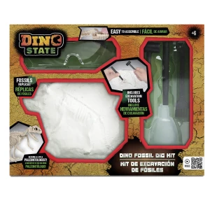 Dino State – Dino Fossil Kit 7 Pçs De Escavação 1.0 Com 7 Peças