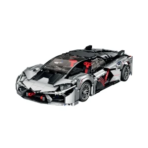 Super Carro Sport Prata Escala 1:14 - 1277 Peças