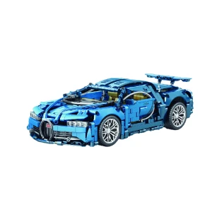 Super Carro Sport Azul Escala 1:14 - 1038 Peças