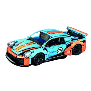 Super Carro Rally Azul Escala 1:14 - 832 Peças