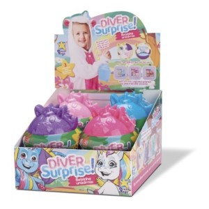 Diver Surprise - Bolsinha Unicornio Display (4 Pç)