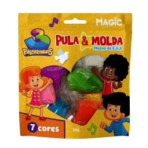 Massa De Modela Eva Pula E Molda 70g - 3 Palavrinhas