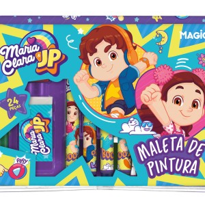 Maleta De Pintura 24 Peças Maria Clara E Jp