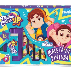 Maleta De Pintura 24 Peças Maria Clara E Jp