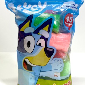 Massa De Modelar Eva Pula E Molda 150g Com Adesivos - Bluey