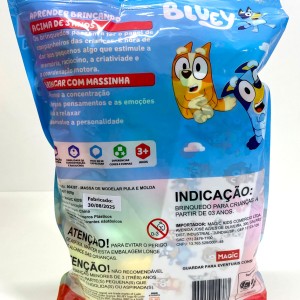 Massa De Modelar Eva Pula E Molda 300g Com Adesivos - Bluey-7899550904387-65934