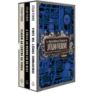 As Maravilhosas Viagens De Júlio Verne - Box Com 3 Livros