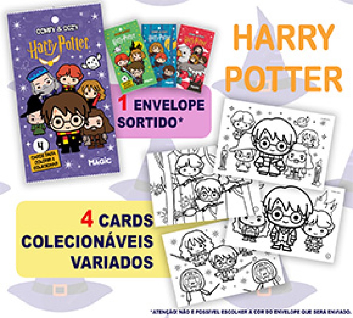 Harry Potter Comfy And Cozy - Com 4 Cards