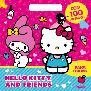 Hello Kitty - Com 100 Adesivos