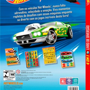 Hot Wheels - 4 Em 1 - Livro De Diversão-9788538082965-44584