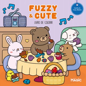 Fuzzy E Cute - Livro De Colorir