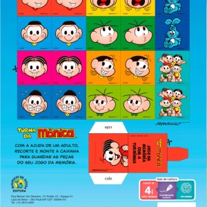 Turma Da Mônica - Kit Médio + Giz De Cera (sem Solapa)-7898656014211-93999