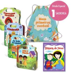 Kit Exclusivo Mochilinha Literária - Lendo Por Aí Contos Clássicos.