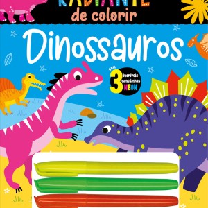 Dinossauros - Meu Livro Radiante De Colorir