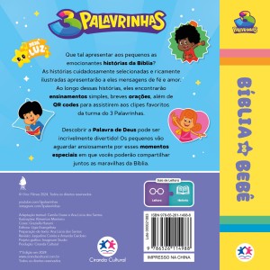 3 Palavrinhas - Bíblia Do Bebê-9786526114988-73205