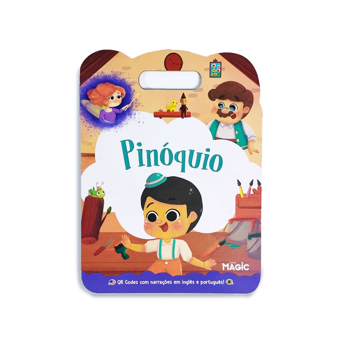Pinóquio - Texto E Narração Em Português E Inglês