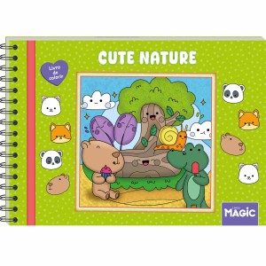 Cute Nature - Livro De Colorir