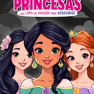 Princesas - Bloco De Desenho Mágico