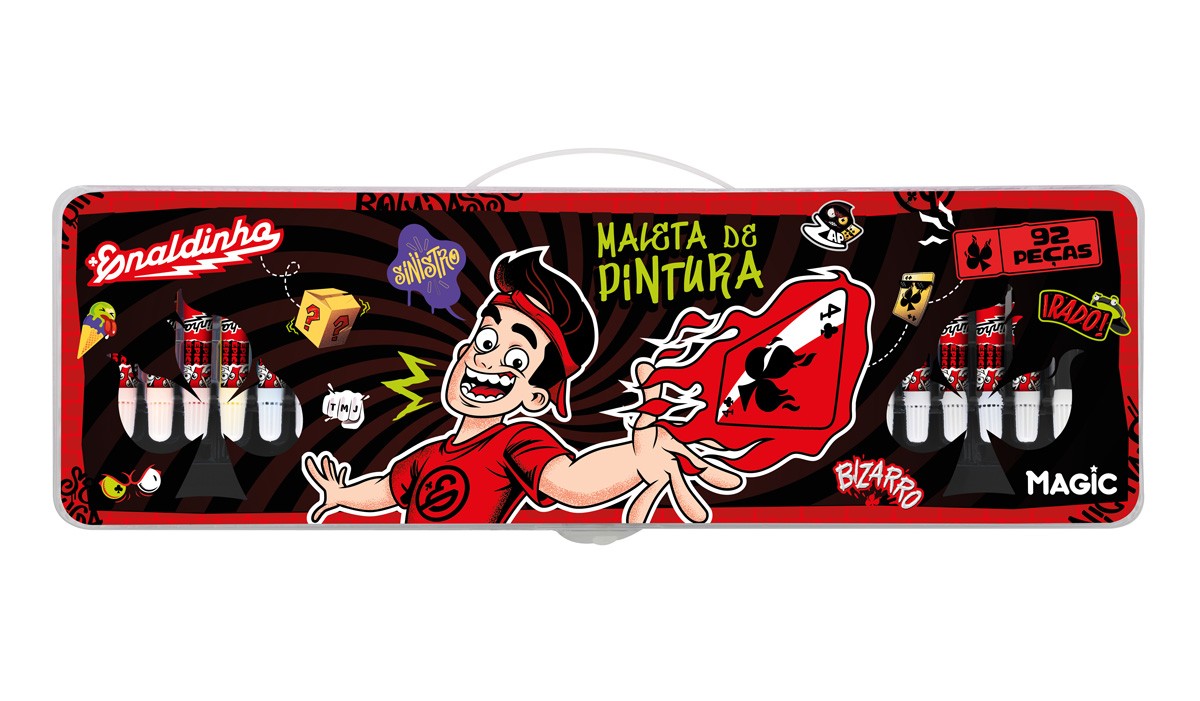 Maleta De Pintura 92 Peças Enaldinho