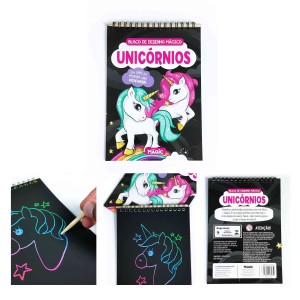 Unicórnios - Bloco De Desenho Mágico-9788557581852-89965