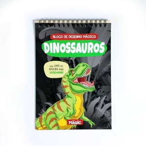 Dinossauros - Bloco De Desenho Mágico