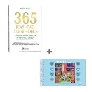 Kit - 365 Dias De Paz E Amor Com Deus E Comfy And Cozy Blue