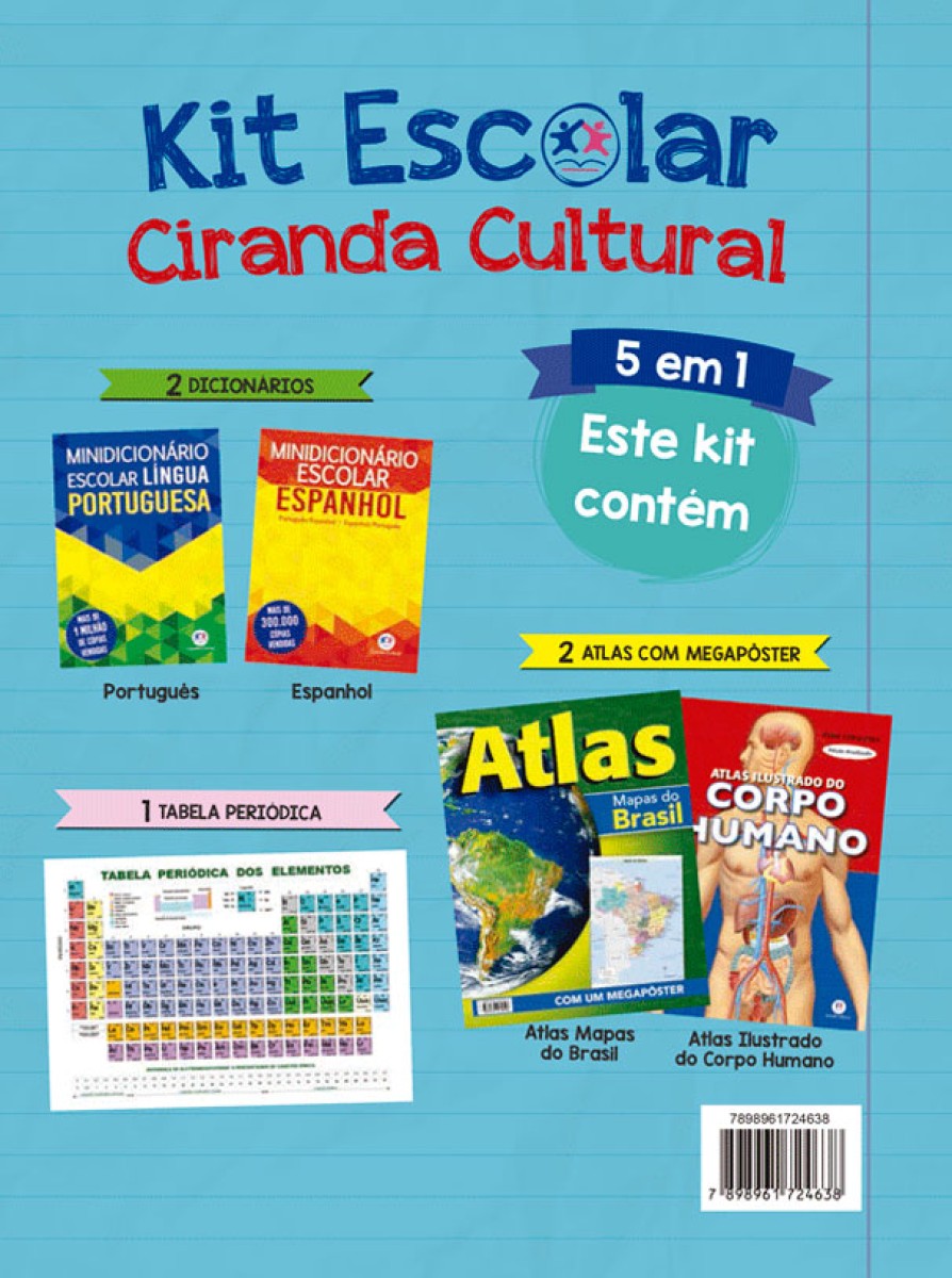 Kit Escolar 3 (azul)