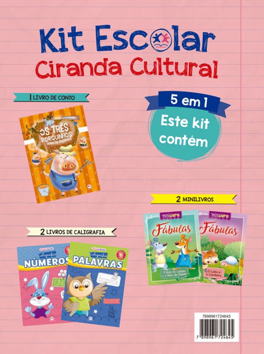 Kit Escolar 4 (rosa)