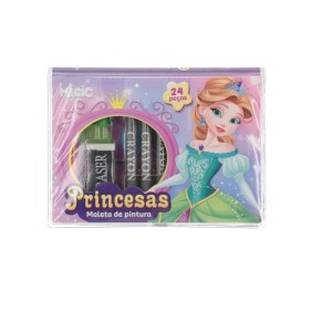 Maleta De Pintura 24 Peças Princesa