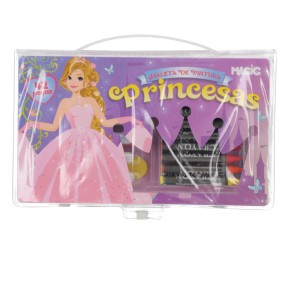 Maleta De Pintura 42 Peças Princesas