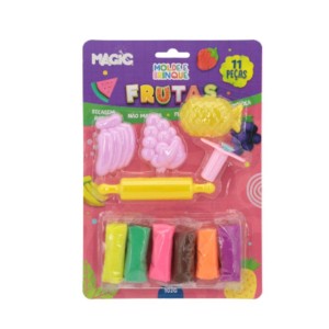 Molde E Brinque 11 Peças - Formas - Frutas
