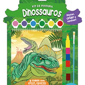 Kit De Pintura Dinossauros - Pintar, Criar E Sonhar!