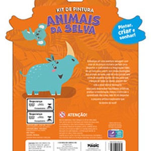 Kit De Pintura Animais Da Selva - Pintar, Criar E Sonhar!-9788557582071-37918
