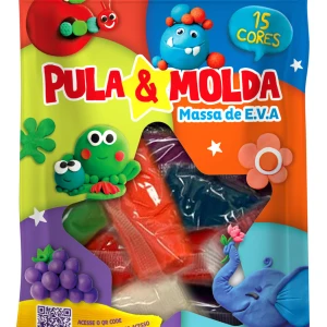 Massa De Modelar Eva Pula E Molda 150g - Cores E Diversão