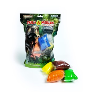 Massa De Modelar Eva Pula E Molda 150g - Dinossauro-7899550903038-82621