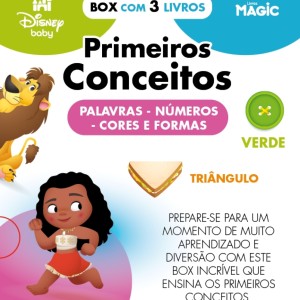 Box Disney Baby Primeiros Conceitos - Palavras, Números, Cores E Formas-9788557584884-42240