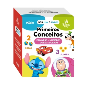 Box Disney Baby Primeiros Conceitos - Palavras, Números, Cores E Formas