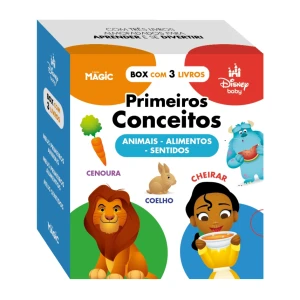 Box Disney Baby Primeiros Conceitos - Animais, Alimentos E Sentidos