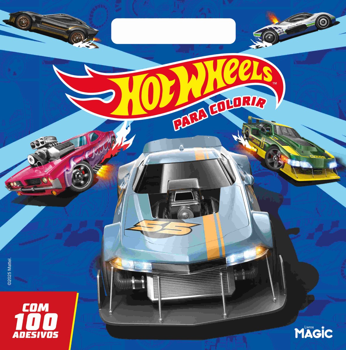 Hot Wheels - Com 100 Adesivos