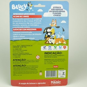 Massa De Modelar 102g Com 6 Cores, 3 Moldes, 1 Rolo E 1 Acessório Bluey-7899550904417-36155