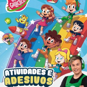 Gato Galactico - Atividades E Adesivos