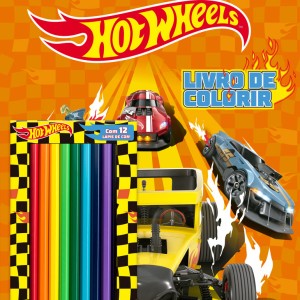 Hot Wheels - Livro De Colorir