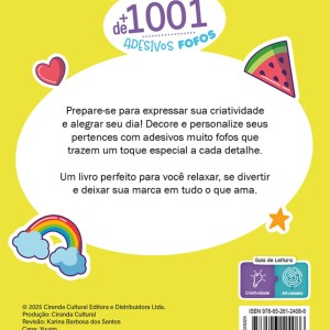 + De 1001 Adesivos Fofos Vol. 1-9786526124086-35254