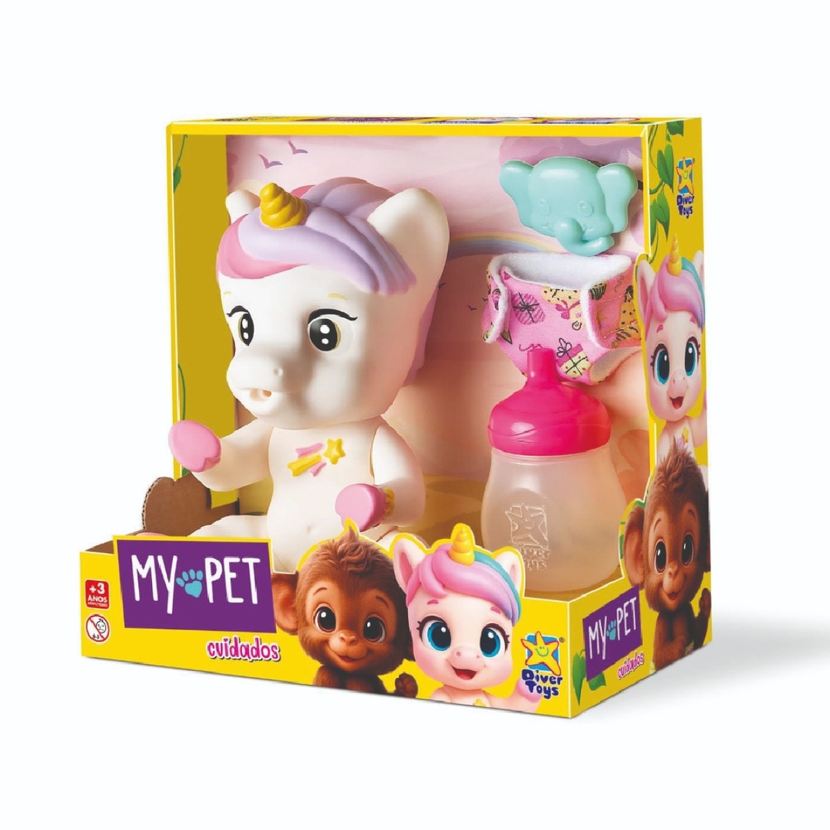 My Pet Cuidados - Unicornio (animal Em Vinil)