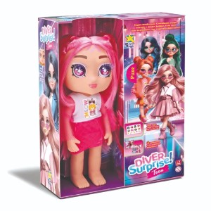 Boneca Diver Surprise Teen - Cabelo Rosa