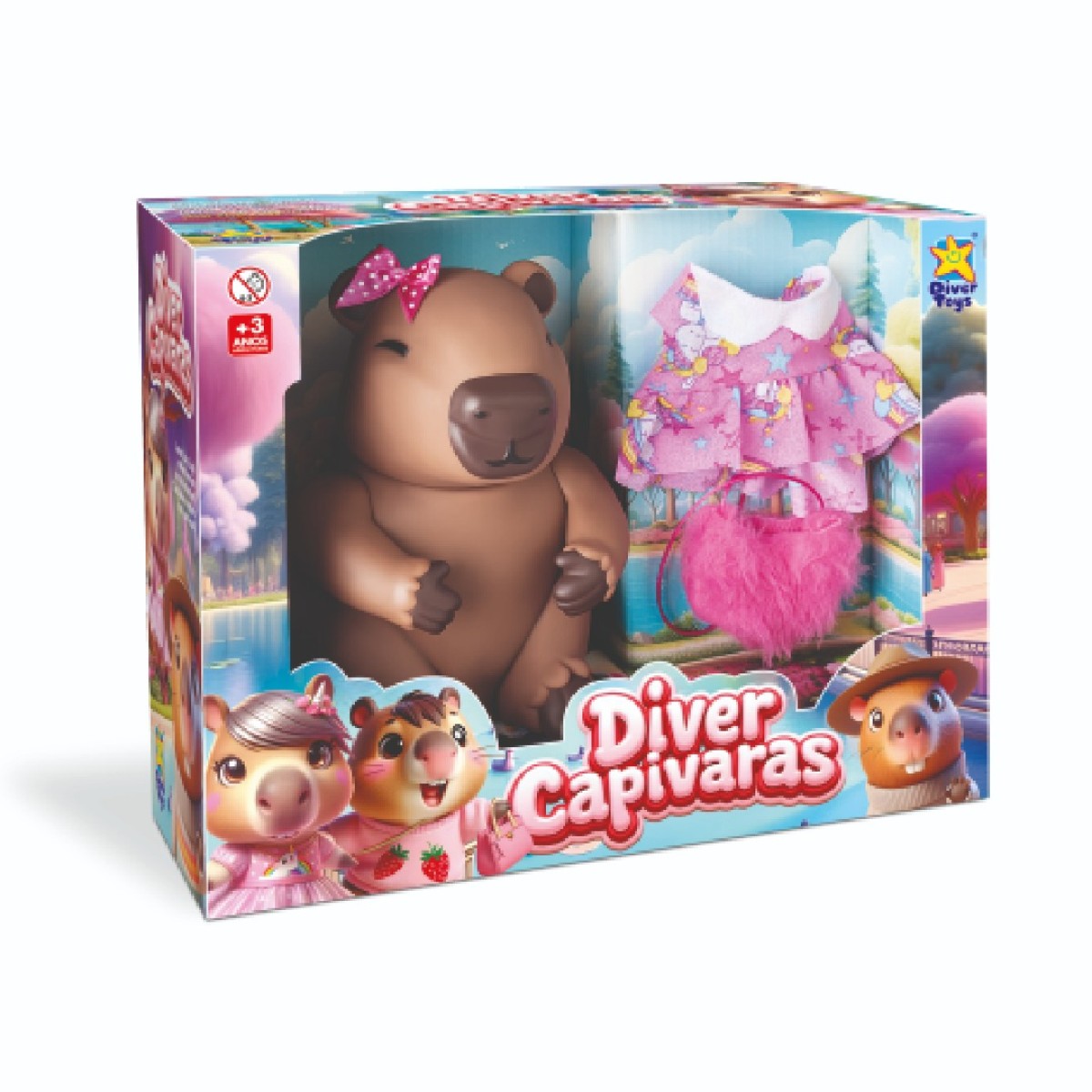 Diver Capivara - Menina - Vestido