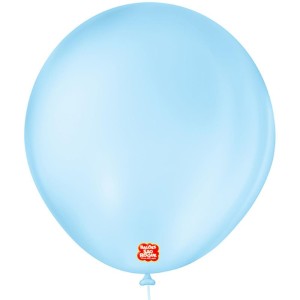 Balao 7 Liso Redondo Azul Baby