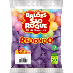 Balao 7 Liso Redondo Roxo Ametista-129442-61374